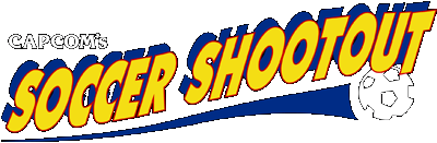Capcom's Soccer Shootout logo for Super Nintendo